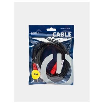  Кабель Perfeo R3002 2xRCA вилка - 2xRCA вилка 1,5м 