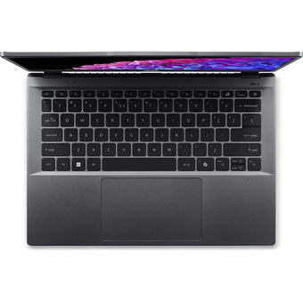  Ноутбук Acer Swift Go 14 SFG14-63-R57X (NX.KTSCD.003) 14", OLED, AMD Ryzen 7 8845HS 3.8ГГц, 8 ядер, 16ГБ 1ТБ SSD, AMD Radeon, Win11H, металлик 