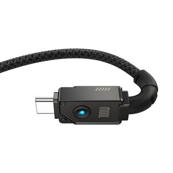  Дата-кабель Baseus Unbreakable (P10355800111-01) Fast Charging Type-C to Type-C 100W 2m Cluster Black 