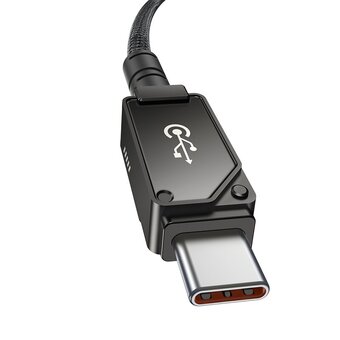  Дата-кабель Baseus Unbreakable (P10355800111-01) Fast Charging Type-C to Type-C 100W 2m Cluster Black 