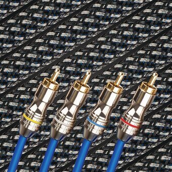  Акустический кабель Kicx RCA SCM45 5м 4-х канальный 