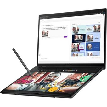  Ноутбук ASUS UX8406MA-QL141W (90NB12U1-M00HY0) 14"/FHD/OLED/500N/60Hz/Ultra 9 185H/32GB/SSD1TB/Intel Arc/Win11Home/Inkwell Gray 