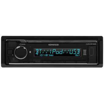  Автомагнитола Kenwood KMM-BT408 1DIN 4x50Вт v4.2 DSP 3 