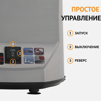  Мясорубка TESLER MG-2000 серый/серебристый 