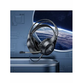  Наушники полноразмерные HOCO W106 Tiger gaming headset black 