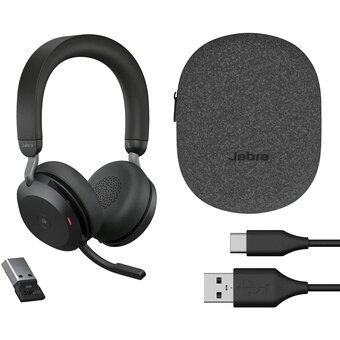  Гарнитура Jabra Evolve2 75, Link380a MS Stereo (27599-999-999) Black 