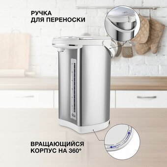  Термопот Blackton Bt TP600 Черный-стальной 