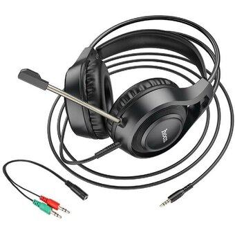  Наушники полноразмерные HOCO W106 Tiger gaming headset black 