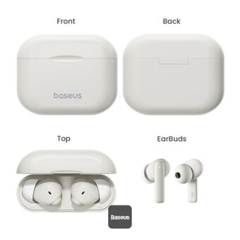  Наушники bluetooth TWS Baseus Bowie E17 White 