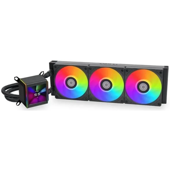  СВО Lian Li GA II LCD 360 Black (GA2ALCD36B) / G89.GA2ALCD36B.R0 3x120mm ARGB PWM Fans 