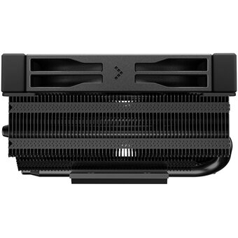  Кулер DEEPCOOL AN400 BK, Black LGA1700/1200/115X/AM5/AM4 низкопрофильный 52,5 mm (TDP 150W, PWM, Fan 120mm, 4 тепл. трубок, Copper Base) 