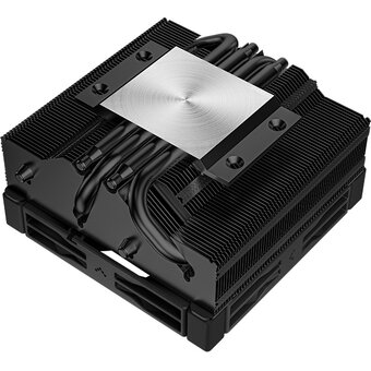  Кулер DEEPCOOL AN400 BK, Black LGA1700/1200/115X/AM5/AM4 низкопрофильный 52,5 mm (TDP 150W, PWM, Fan 120mm, 4 тепл. трубок, Copper Base) 