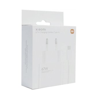  Сетевое зарядное устройство Xiaomi BHR7493EU 67W GaN Charger 2C1A EU 