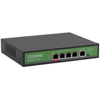 Коммутатор Digma DSP204G-1G-T80 (L2) 