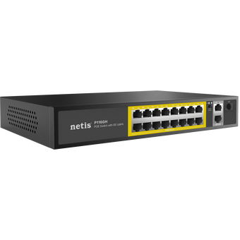  Коммутатор неуправляемый PoE+ Netis P116GH 