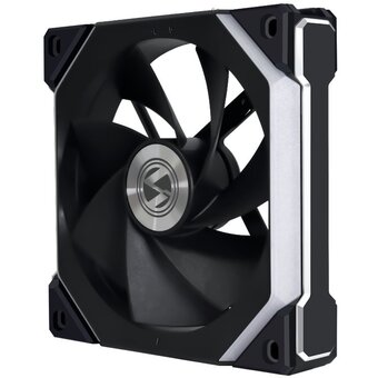  Вентилятор Lian Li Uni Fan SL120 V2 Reverse Black /UF-RSL120V2-1B/ (G99.12RSLV21B.R0) 120x120x28мм (PWM, ARGB, 250-2000 об/мин, 29.2dBa) 