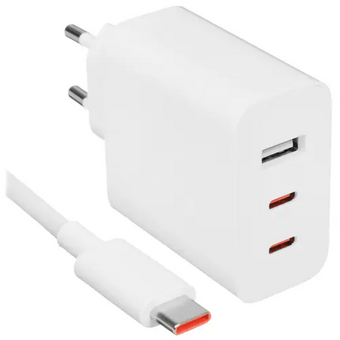  Сетевое зарядное устройство Xiaomi BHR7493EU 67W GaN Charger 2C1A EU 