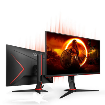  Монитор AOC Q27G2U черный/красный 