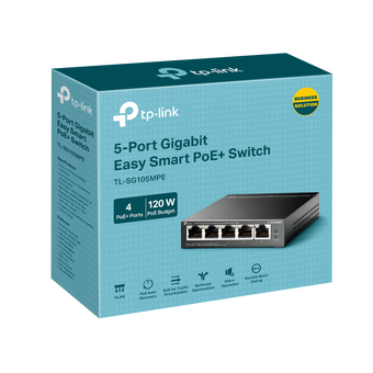  Коммутатор TP-Link TL-SG105MPE Easy Smart 