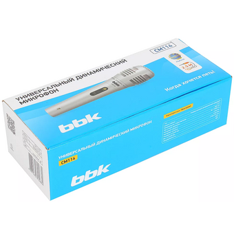  Микрофон BBK CM114 серебристый 