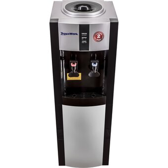  Кулер для воды Aqua Work 16LR (25876) компр.охл, нажим кружкой, Россия, серебристо-черный 