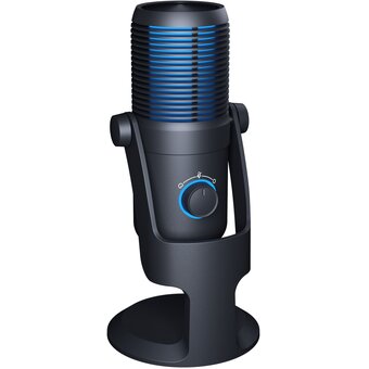  Микрофон проводной OKLICK SM-400G 2м черный 