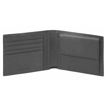  Кошелек мужской Piquadro Black Square PU257B3R/N черный натур.кожа 
