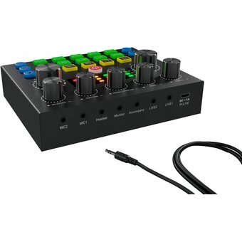  Микрофон Oklick SM-600G черный 
