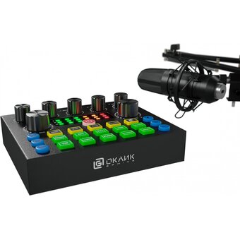  Микрофон Oklick SM-600G черный 