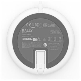  Микрофон Logitech Rally Mic Pod белый (952-000038) 