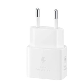  Сетевое зарядное устройство SAMSUNG EP-T2510XWEGEU 25W + кабель белый 