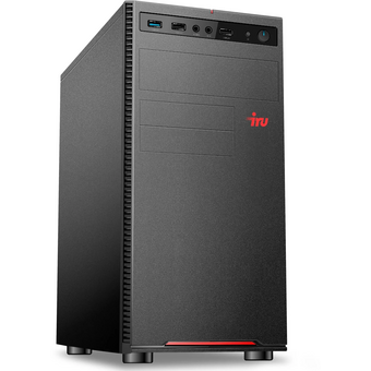  ПК IRU Home 310H6SE (2032024) MT i3 13100 (3.4) 8Gb SSD256Gb UHDG 730 Free DOS GbitEth 400W черный 