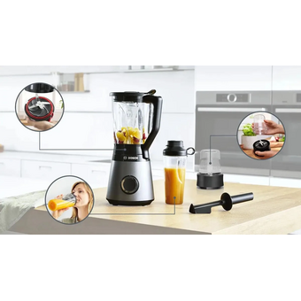  Блендер стационарный Bosch MMB6177S серебристый 