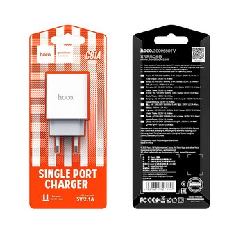  СЗУ HOCO C81A Asombroso single port charger(EU) (белый) 
