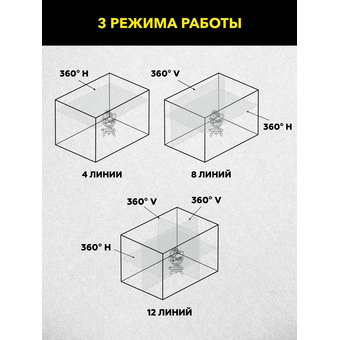  Лазерный уровень TECHNICOM TC-LL35G3D 3D 