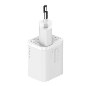  СЗУ Baseus Super Si TZCCSUP-B02 Quick Charger 1C 20W EU Sets Cable Type-C to iP 1m White 