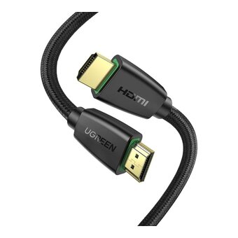  Кабель UGREEN HD118 40414 HDMI Male To Male Cable With Braid 10m Black 