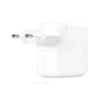  Адаптер Apple A2676 MW2K3ZM/A USB-C 35W 2xUSB от бытовой электросети 