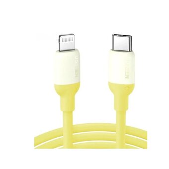  Кабель UGREEN US387 90226 USB-C to Lightning Silicone Cable 1m Yellow 