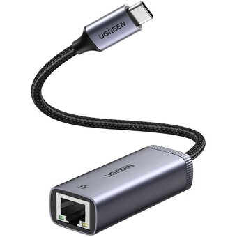  Адаптер UGREEN CM483 40322 USB-C Gigabit Ethernet Adapter Gray 