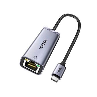  Адаптер UGREEN CM483 40322 USB-C Gigabit Ethernet Adapter Gray 