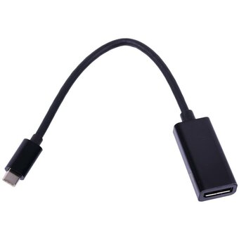  Переходник Cablexpert A-CM-DPF-01 USB Type-C/DisplayPort 15см 