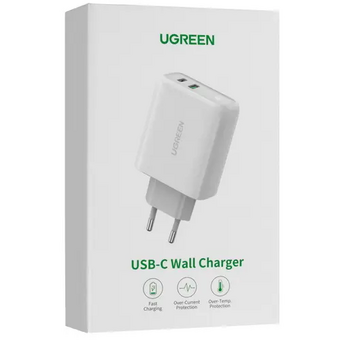  СЗУ UGREEN CD170 (60468) 38W USB-C Wall Charger EU белый 