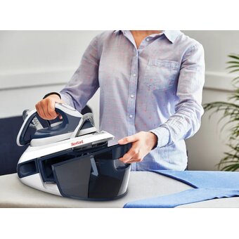  Парогенератор Tefal SV8001E1 синий/белый 