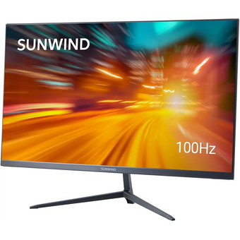  Монитор SunWind SM-24FV222 (SM24VB01) черный 