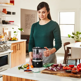  Кухонный комбайн KitchenAid 5KFCB519EBM черный 