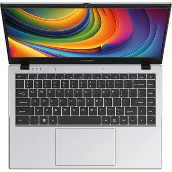  Ноутбук Digma Eve P4851 (DN14N2-8CXW01) 14", IPS, Intel N-series N200 1ГГц, 4-ядерный, 8ГБ LPDDR5, 256ГБ SSD, Intel UHD Graphics интегрированное 