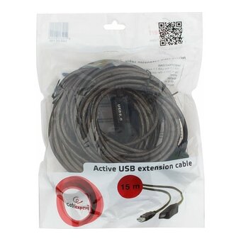  Кабель удлинитель Cablexpert UAE-01-15M USB 2.0 активный AM/AF 15м 