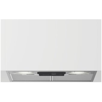  Вытяжка HOTPOINT HPAE 52FLS X (869891200070) управление кнопочное, белый 