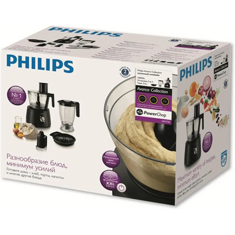  Кухонный комбайн Philips HR7776/90 черный 